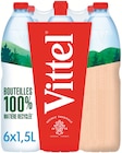 Eau minérale naturelle - Vittel en promo chez Carrefour Antony à 4,57 €