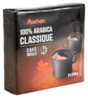 Café Moulu 100% Arabica Auchan en promo chez Auchan Hypermarché Amiens à 4,50 €