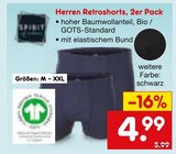 Herren Retroshorts, 2er Pack von  im aktuellen Netto Marken-Discount Prospekt für 4,99 €