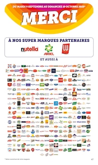 Promotion Drap-Housse dans le prospectus Hyper U, valable du 09/09/2025 au 21/09/2025 Promo Drap-Housse dans le catalogue Hyper U du moment à la page 47