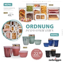Aufbewahrungsbox im aktuellen ZurbrĂĽggen Prospekt (Essen) Aufbewahrungsbox im ZurbrĂĽggen Prospekt "VON ALLEM NUR DAS BESTE" mit 108 Seiten (Essen)