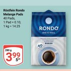 Rondo Melange Pads im Angebot bei GLOBUS in Erfurt Rondo Melange Pads Angebote von Röstfein bei GLOBUS Erfurt für 3,99 €