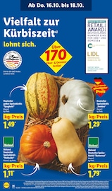 Kürbis im Lidl Prospekt in Borken Aktueller Lidl Prospekt mit Kürbis, "LIDL LOHNT SICH", Seite 58