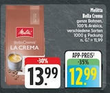 Bella Crema Angebote von Melitta bei nah und gut Zwickau für 12,99 €