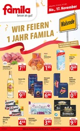 Aktueller famila Nordost Supermarkt Prospekt für Walsrode 17.11.2025 - 22.11.2025 famila Nordost Prospekt für Walsrode mit 24 Seiten