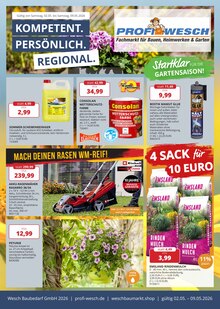 PROFI Wesch Prospekt KOMPETENT. PERSÖNLICH. REGIONAL. mit  Seiten in Großbartloff und Umgebung
