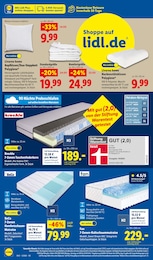 Lidl Kopfkissen im Prospekt 