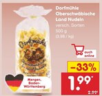 Aktuelle Nudeln Angebote bei Netto Marken-Discount in Saarbrücken Aktuelles Oberschwäbische Land Nudeln Angebot bei Netto Marken-Discount in Saarbrücken ab 1,99 €