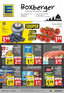 Aktueller EDEKA Prospekt für Bestwig und Ungebung, Seiten zum blättern EDEKA Prospekt Aktuelle Angebote mit Seiten in Bestwig und Umgebung