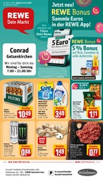 REWE Prospekt "Dein Markt" für Gelsenkirchen, 30 Seiten, 13.01.2025 - 18.01.2025