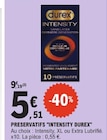 Préservatifs Intensity - DUREX en promo à 5,51 € chez E.Leclerc Préservatifs Intensity - DUREX dans le catalogue E.Leclerc