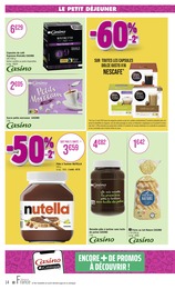 Offre Nutella dans le catalogue Casino Supermarchés du moment à la page 14