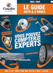 Catalogue Supermarchés E.Leclerc en cours à Denguin et alentours, "Le guide auto & 2 roues", 148 pages, 23/04/2024 - 31/12/2024