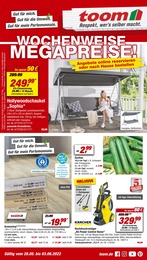 toom Baumarkt Prospekt für Olfen mit 18 Seiten toom Baumarkt Prospekt für Olfen: "WOCHENWEISE MEGAPREISE!", 18 Seiten, 28.05.2022 - 03.06.2022