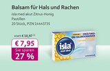 med akut Zitrus-Honig Pastillen von isla im aktuellen mea - meine apotheke Prospekt