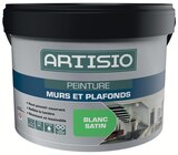 Peinture murs et plafonds blanc satin - Artisio en promo chez Gedimat Peinture murs et plafonds blanc satin - Artisio dans le catalogue Gedimat