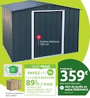 Promo Abri de jardin à 359,00 € dans le catalogue Mr.Bricolage à Pont-de-Larn