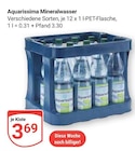 Mineralwasser Angebote von Aquarissima bei GLOBUS Koblenz für 3,69 €