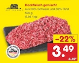 Netto Marken-Discount Sandhagen - Hackfleisch gemischt Angebot im Prospekt Hackfleisch gemischt bei Netto Marken-Discount im Sandhagen Prospekt für 3,49 €