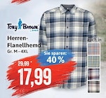 Herren-Flanellhemd Angebote von Tony Brown by Stolz bei Kaufhaus Stolz Neumünster für 17,99 €