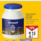 Schmand bei Marktkauf im Groß-Zimmern Prospekt für 1,19 €