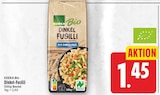 Dinkel-Fusilli von EDEKA Bio für 1,45 € bei EDEKA im Angebot Dinkel-Fusilli von EDEKA Bio im aktuellen EDEKA Prospekt