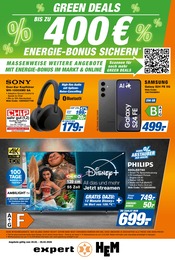 Fernseher im expert Prospekt in Backnang Aktueller expert Prospekt mit Fernseher, "Top Angebote", Seite 1