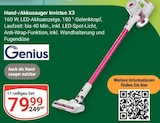 Hand-/Akkusauger Invictus X3 bei GLOBUS im Krefeld Prospekt für 79,99 €