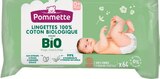 Lingettes bébé certifiées bio sans parfum x64 - POMMETTE - Intermarché Hyper à Agen Lingettes bébé certifiées bio sans parfum x64 - POMMETTE en promo chez Intermarché Hyper Agen à 1,41 €