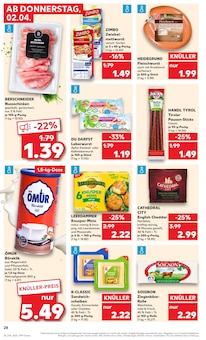 Mettwurst im Kaufland Prospekt "Aktuelle Angebote" mit 54 Seiten (Gelsenkirchen)