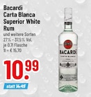Carta Blanca Superior White Rum bei Trinkgut im Prospekt "" für 10,99 €