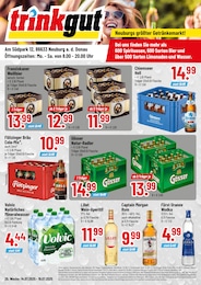 Trinkgut Prospekt für Langenmosen mit 4 Seiten Trinkgut Prospekt für Langenmosen: "Neuburgs größter Getränkemarkt!", 4 Seiten, 14.07.2025 - 19.07.2025