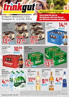 Trinkgut Prospekt Neuburgs größter Getränkemarkt! mit 4 Seiten