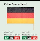 Fahne Deutschland ohne Stab im V-Markt Prospekt Fahne Deutschland ohne Stab von im aktuellen V-Markt Prospekt für 1,99 €