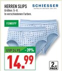 HERREN SLIPS im Angebot bei Marktkauf in Witten HERREN SLIPS Angebote von SCHIESSER bei Marktkauf Witten für 14,99 €