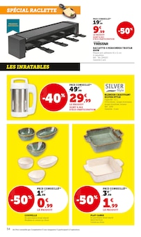 Promotion Appareil Raclette dans le prospectus Super U, valable du 04/11/2025 au 16/11/2025 Promo Appareil Raclette dans le catalogue Super U du moment à la page 34