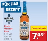 Echter Übersee-Rum Angebote von Captn Jack bei Netto Marken-Discount Offenburg für 7,49 €