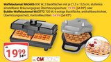 Waffelautomat WA3606 im Angebot bei GLOBUS in Rodgau Waffelautomat WA3606 Angebote von Clatronic bei GLOBUS Rodgau für 19,99 €