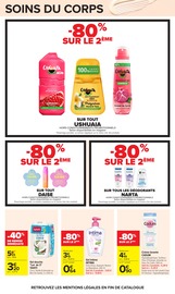 Promos Savon dans le catalogue "TOUTES EN BEAUTÉ" de Carrefour Savon en promo dans le catalogue Carrefour à la page 30