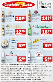 Getränke Oase Getränkemärkte Prospekt der aktuellen Woche mit 1 Seite, gültig von 29.12.2025 bis 03.01.2026, in Herne und Umgebung Aktueller Getränke Oase Getränkemärkte Prospekt in Herne und Umgebung, "Aktuelle Angebote" mit 1 Seite, 29.12.2025 - 03.01.2026