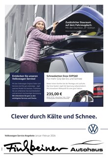 Volkswagen Prospekt Startklar für den Winter mit 1 Seite