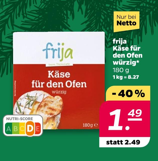 Käse für den Ofen würzig