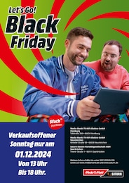 MediaMarkt Saturn Prospekt: "Let's Go! Black Friday", 1 Seite, 01.12.2024 - 01.12.2024