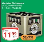 Pils Longneck Angebote von Warsteiner bei GLOBUS Völklingen für 11,99 €
