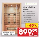 Aktuelles Infrarotkabine Kiruna Angebot bei Netto Marken-Discount in Frankfurt (Main) ab 899,99 €