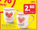 Becher "Herz-Sprüche" 2er-Set im Angebot bei Segmüller in Frankfurt Becher "Herz-Sprüche" 2er-Set Angebote bei Segmüller Frankfurt für 2,80 €