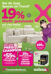 Möbel & Einrichtung Prospekt von mömax Mödingen mömax Prospekt: "Wir sind PREIS-CHAMPION", 8 Seiten, 20.10.2025 - 28.10.2025