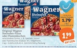 Steinofen-Pizza oder Flammkuchen Angebote von Original Wagner bei tegut Wetzlar für 1,79 €