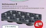 Muffinbackblech im V-Markt Prospekt Muffinbackblech von im aktuellen V-Markt Prospekt für 4,99 €
