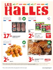 Catalogue Auchan Supermarché de la semaine 28, "LES HALLES d'été", page 2, 07/07/2026 - 13/07/2026 Prospectus Auchan Supermarché en cours, "LES HALLES d'été", page 2 sur 16